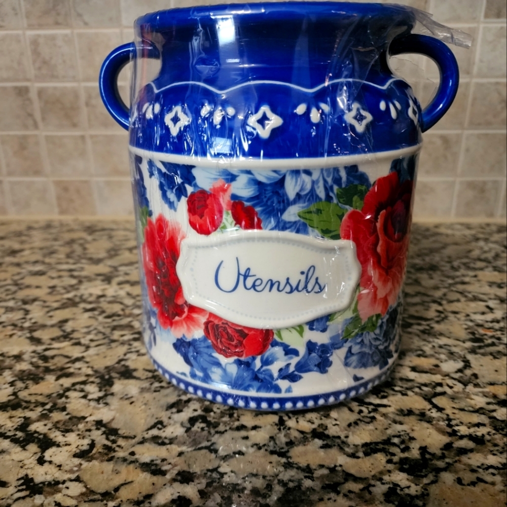 Pioneer Woman Utensil Jar